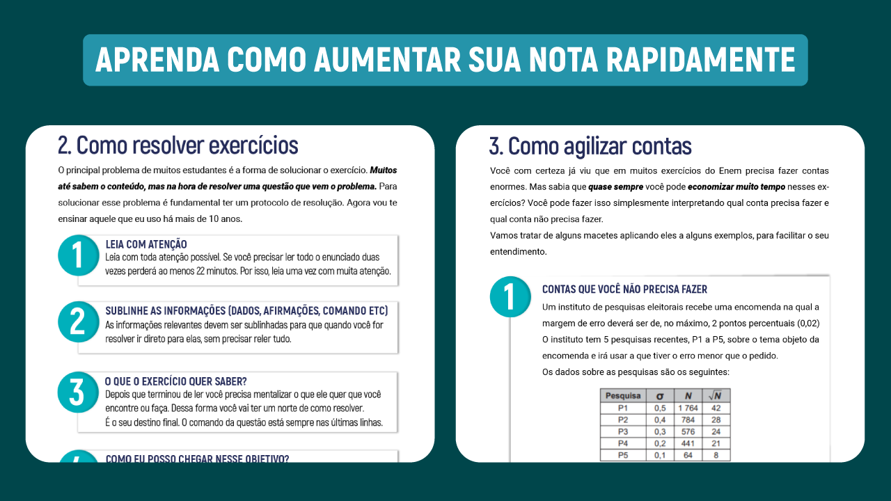 Manual Matemática Enem
