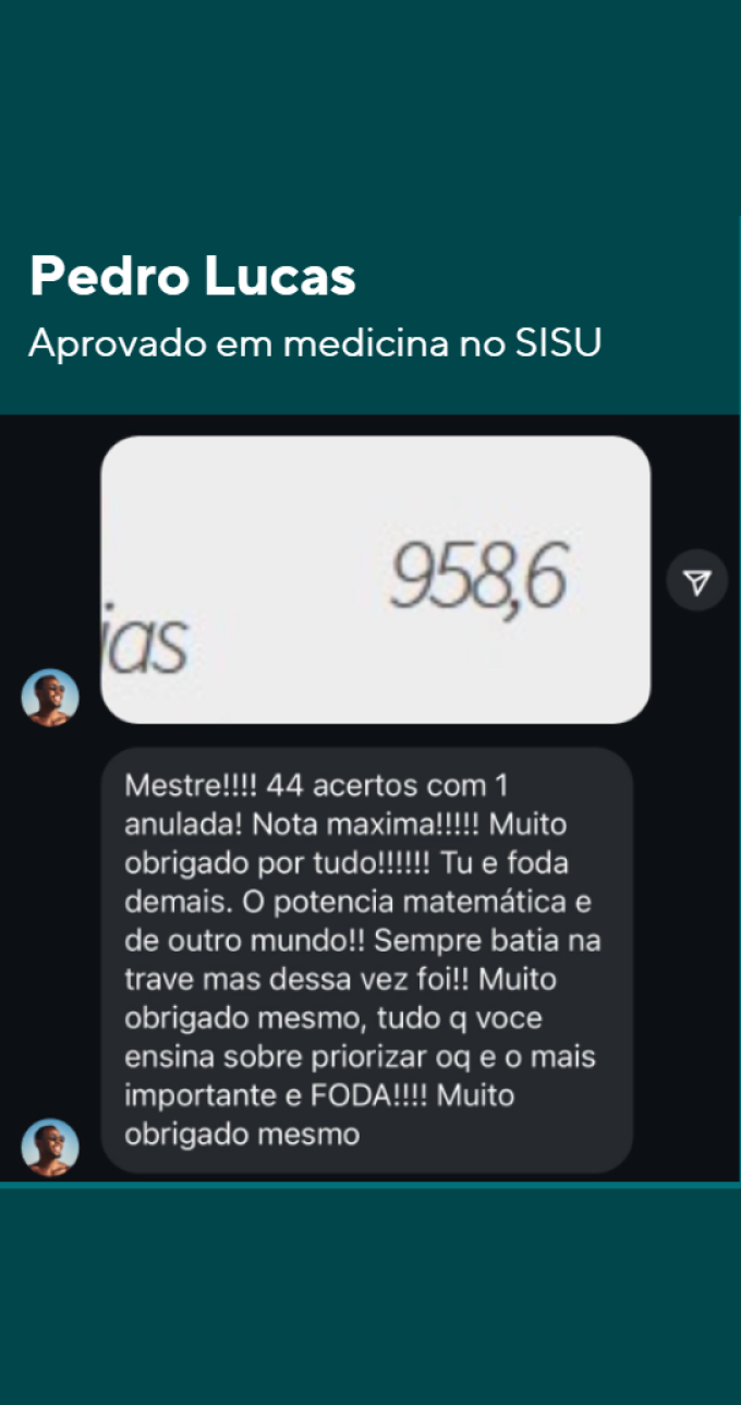 Depoimento impactante 2 — aluna aprovada descrevendo resultados